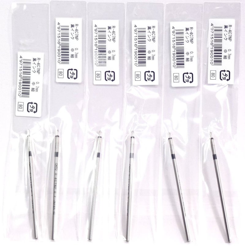 Ohto 0.7mm Black Oil-based Ink Refill (R-4C7NP), for Ohto Multi-function Ballpoint Pen, MULTI-Smart 4, Ã— 6 Packs/total 6 pcs (Japan Import) [Komainu-Dou Original Package]